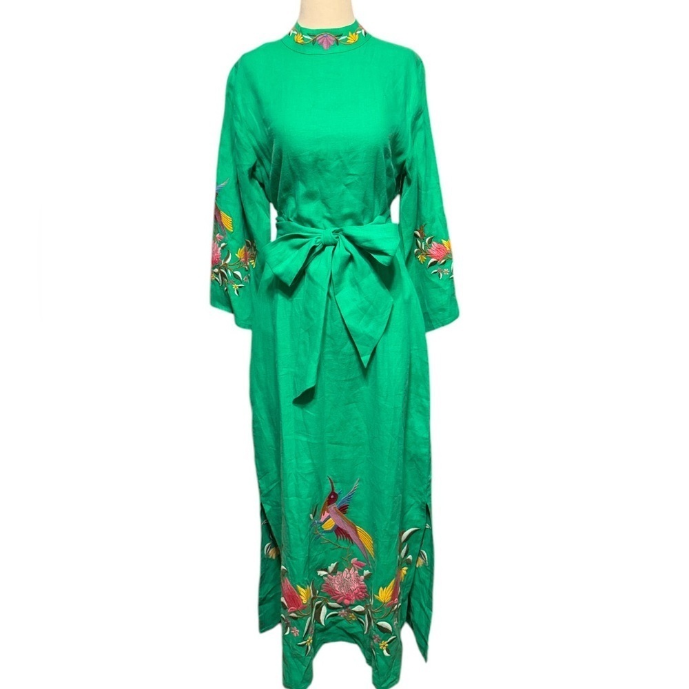 Fanm Mon Kelly Green Asia Maxi Dress - Picture 4 of 9